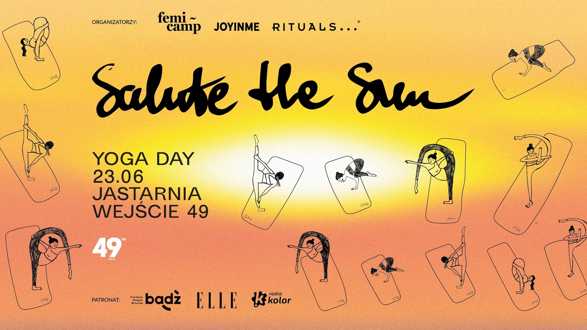międzynarodowy dzień jogi - Salute The Sun Jastarnia