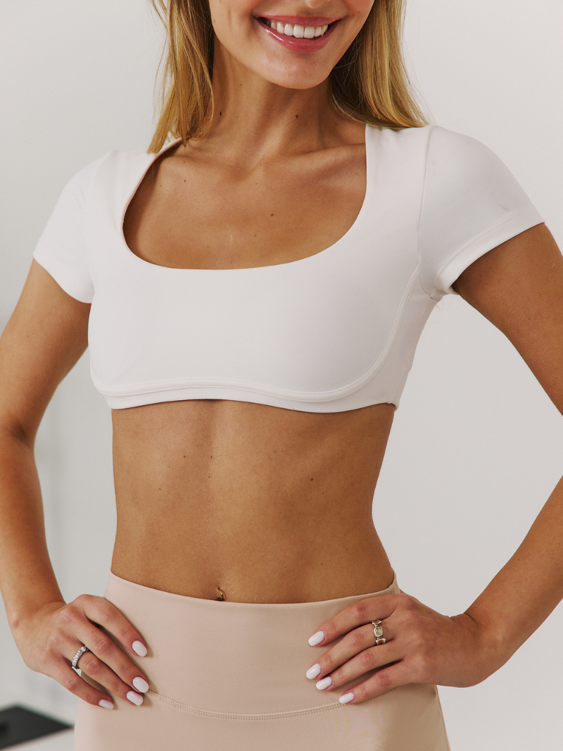 Top do jogi Line, White