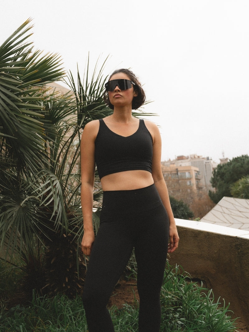 Grace Yoga Top, Black