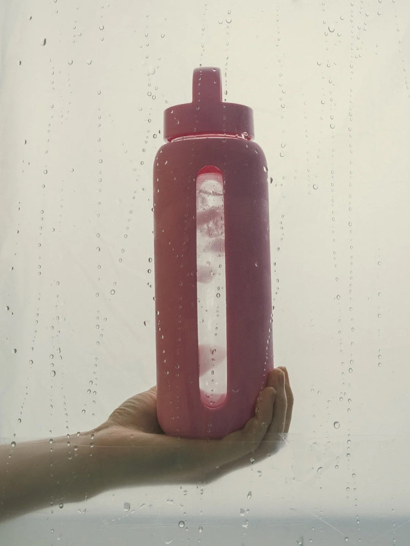 Szklana butelka Bink Day 600 ml, Bubble Gum