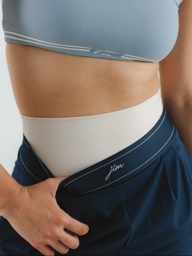 Spodnie Flow Wide, Still Blue