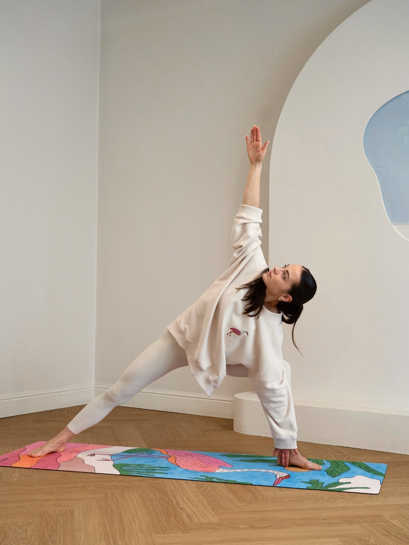 Legginsy do jogi 7/8, Oneness, ease™, Creamy White