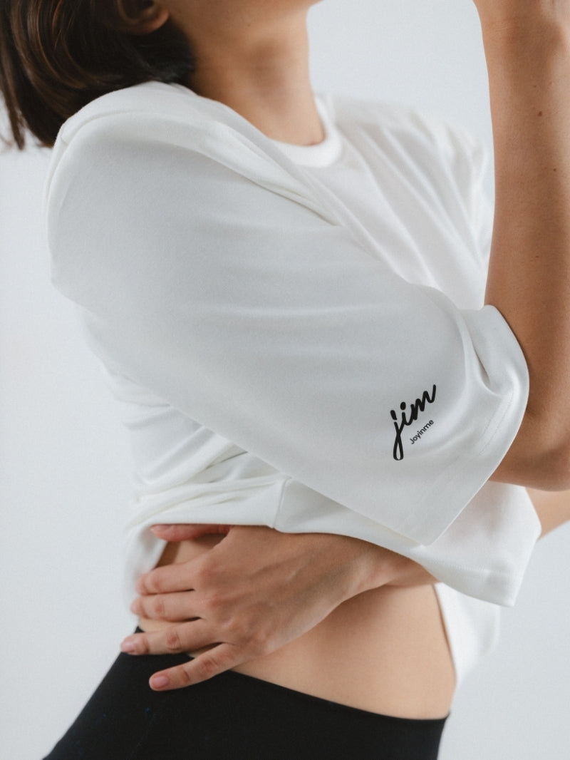 T-shirt Icon Shoulder, Ecru