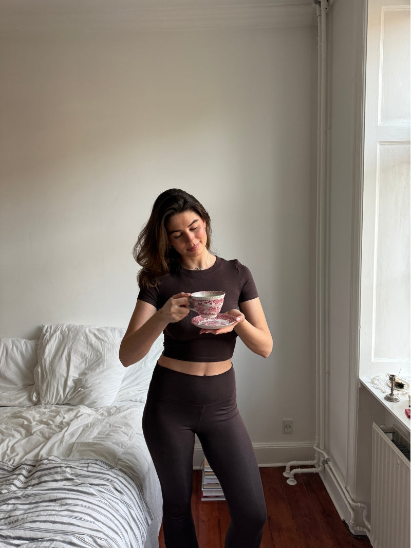 T-shirt Pure Comfort, Cocoa