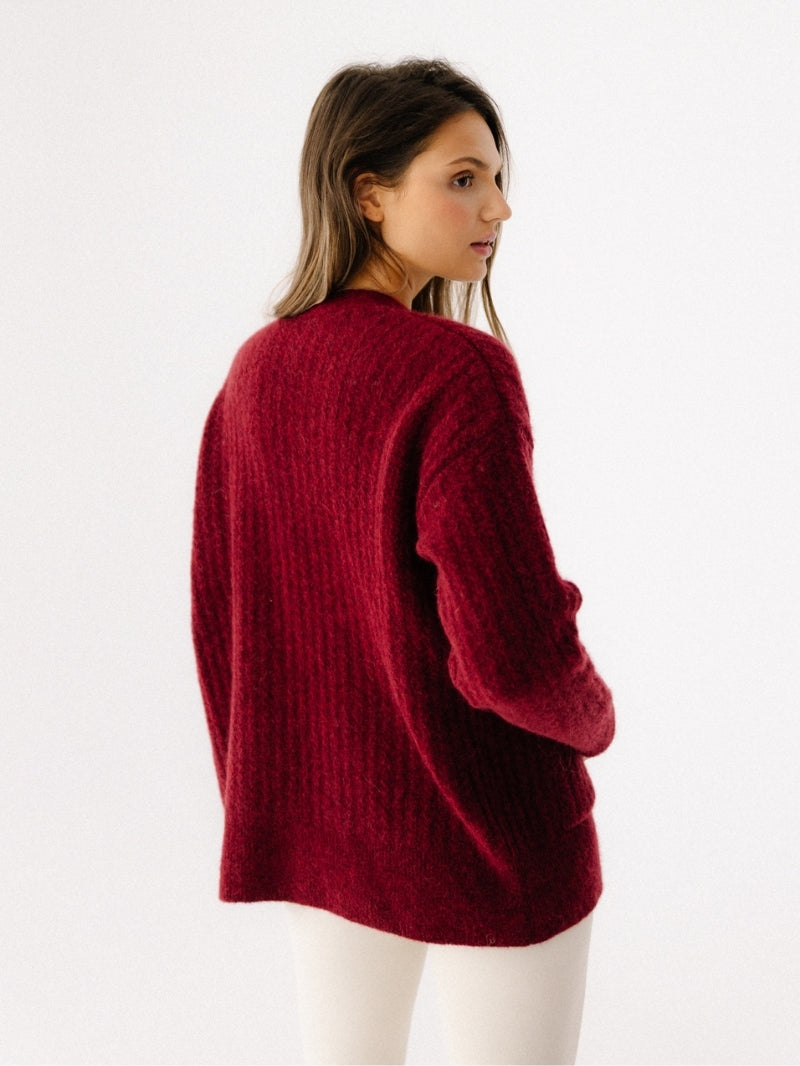 Kardigan Soft Whisper, Merlot