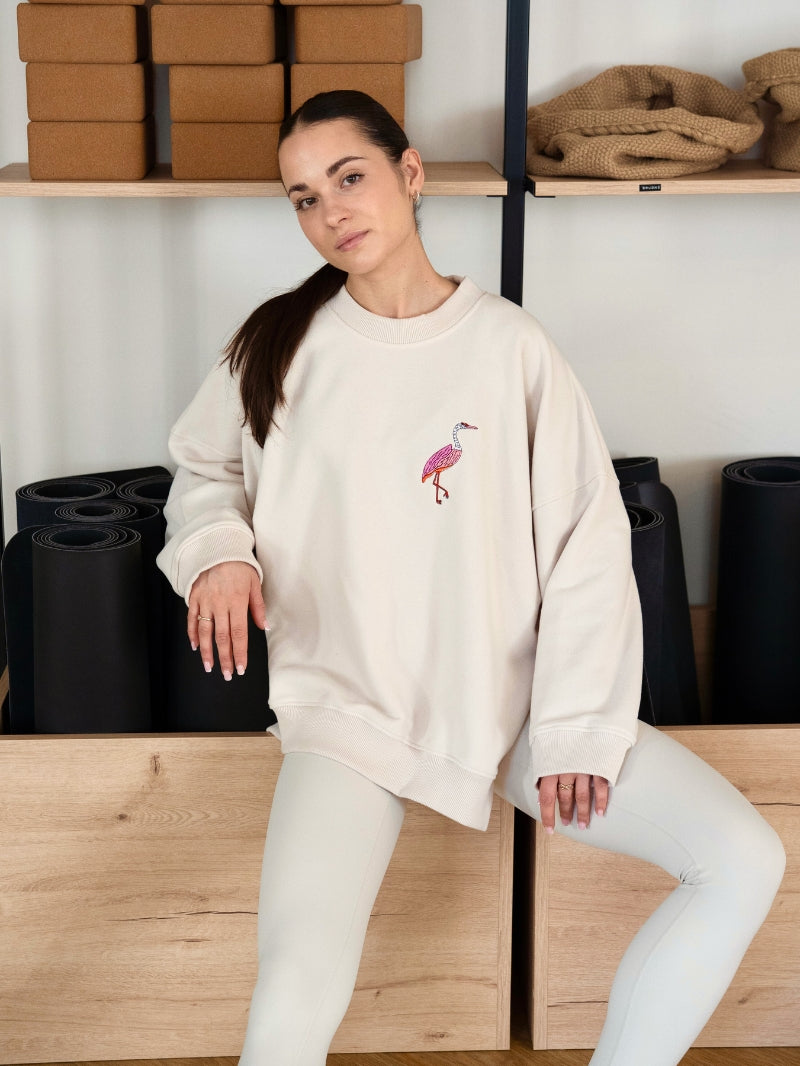 Bluza oversize Kind, Bird of Calm JOYINME x Ewa Konstantynowicz Goss