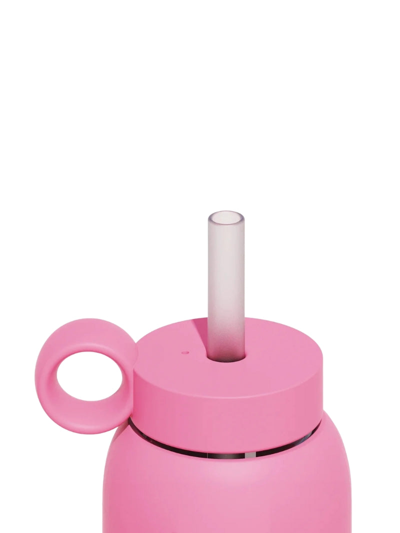 Silikonowa nasadka z rurką do butelek BINK, Bubble Gum