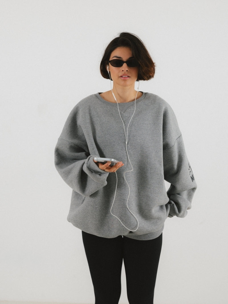 Bluza Oversize Soft Rebel, Melange