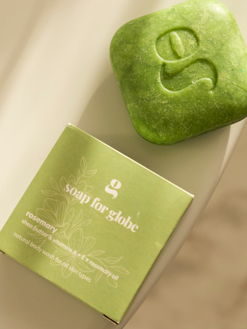 Soap For Globe, kostka myjąca z olejkiem rozmarynowym ROZMARYN