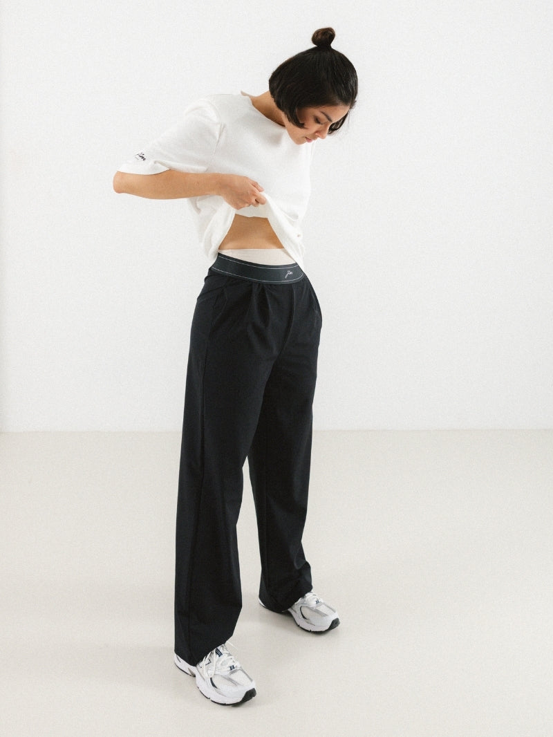 Spodnie Flow Wide, Black