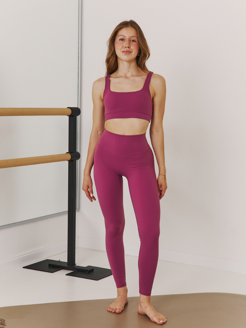 Legginsy do jogi Studio, Calm Mauve
