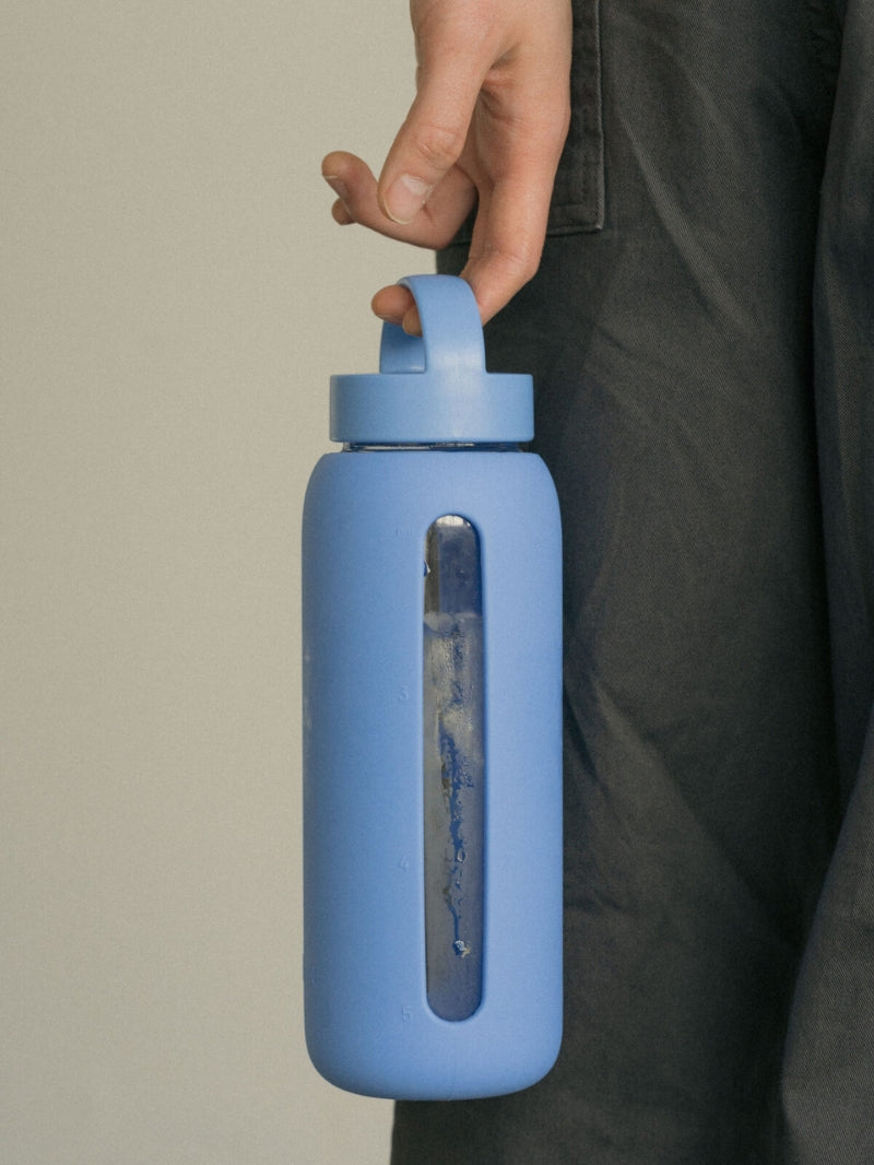 Szklana butelka Bink Day 600 ml, Cornflower