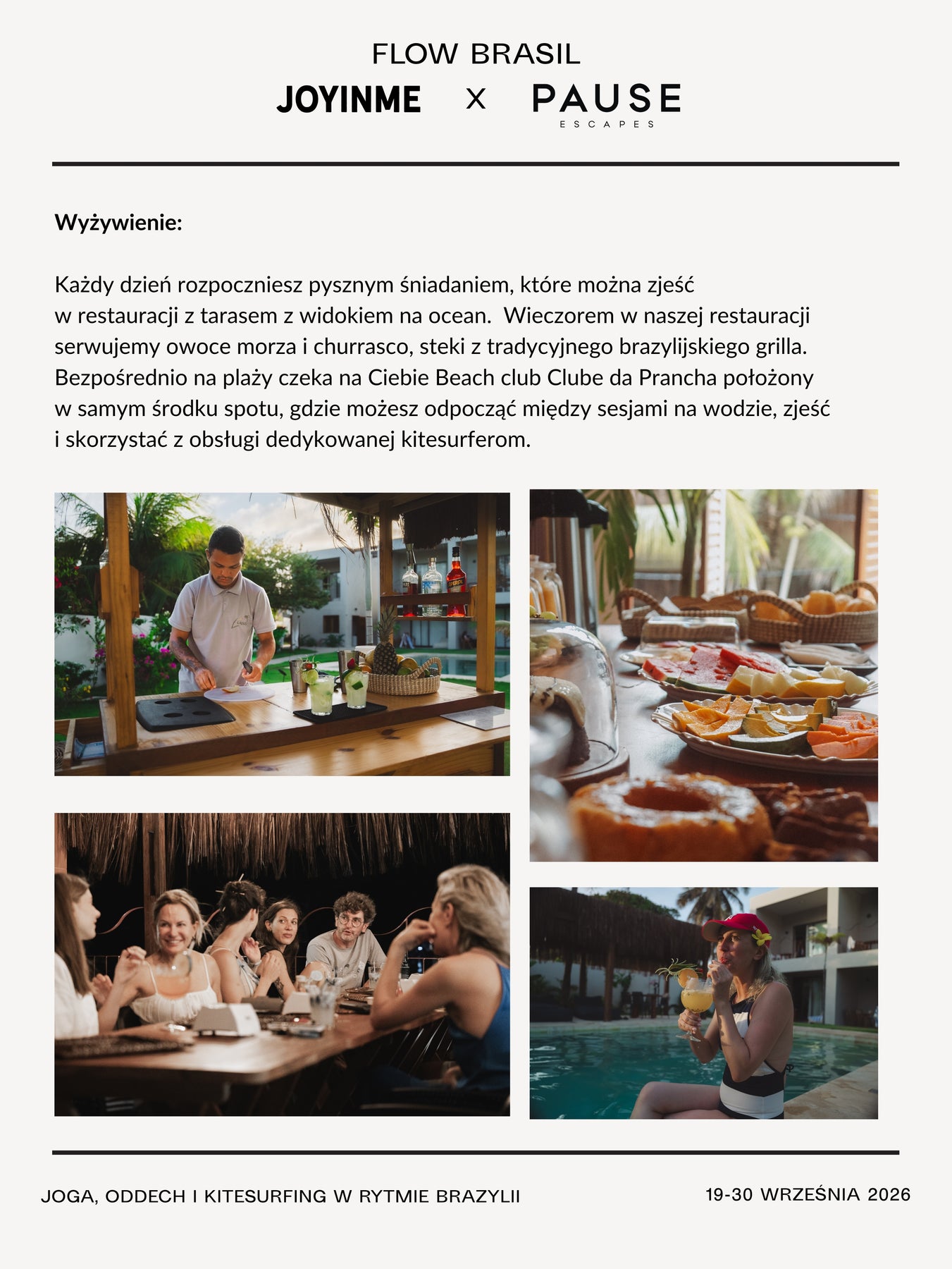 FLOW BRASIL z JOYINME x PAUSE Escapes