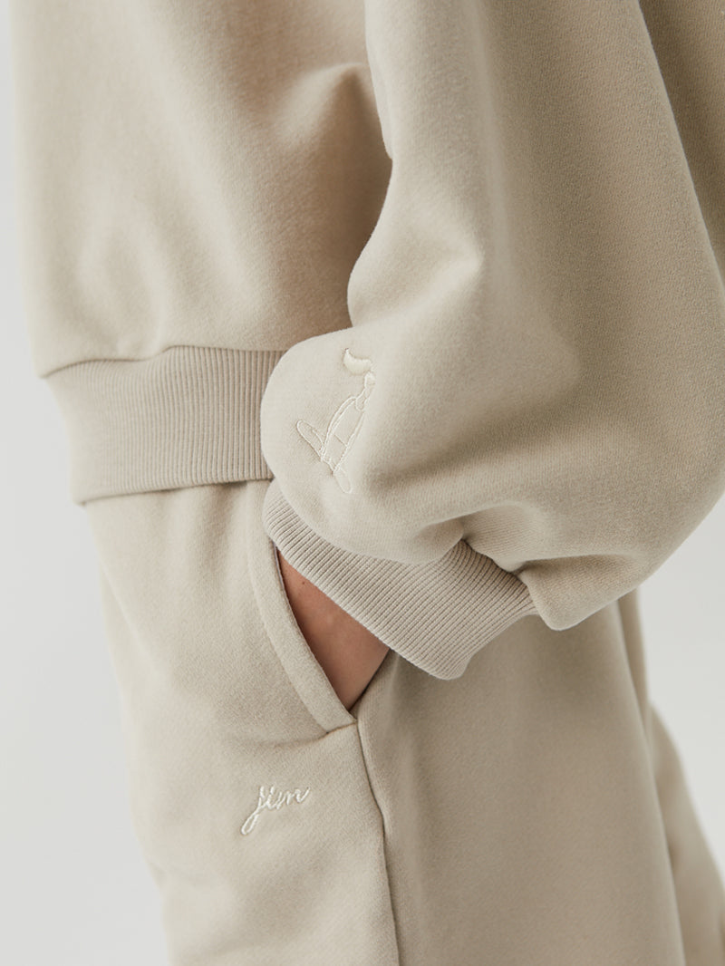 Practice Sweatshirt, Warm Beige