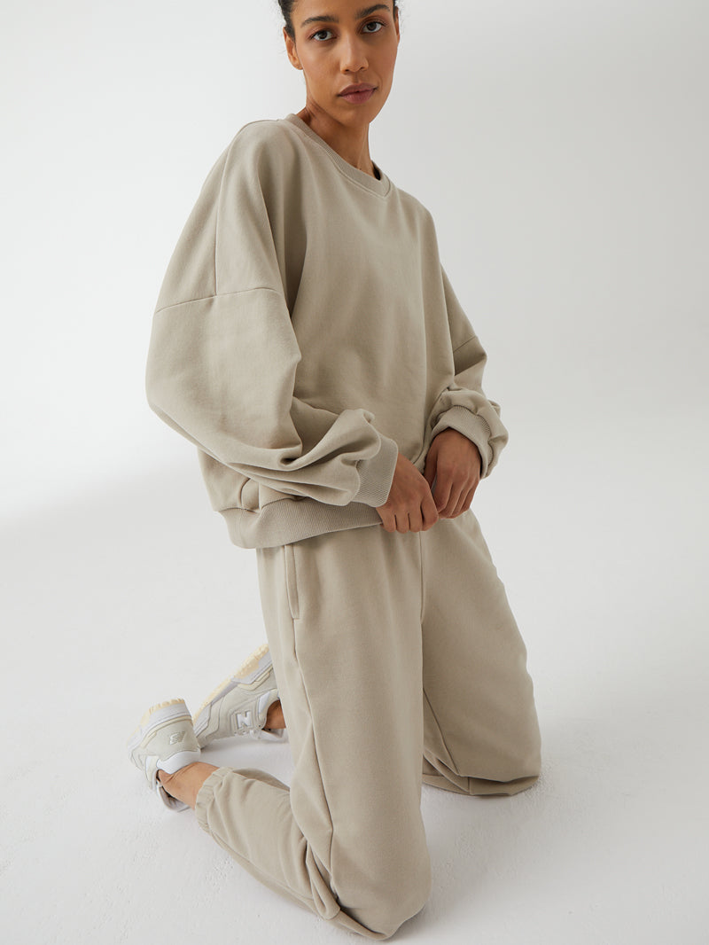 Practice Sweatshirt, Warm Beige