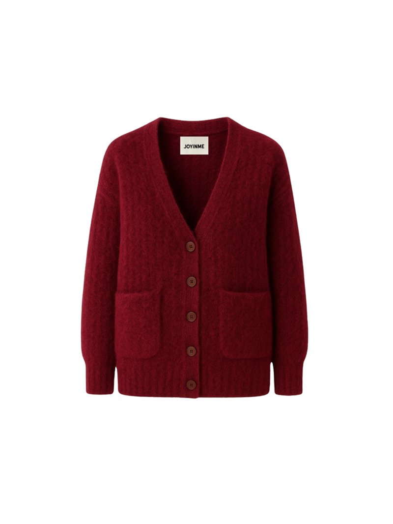 Yasumi Ultra Soft Lambswool Sweater, Merlot