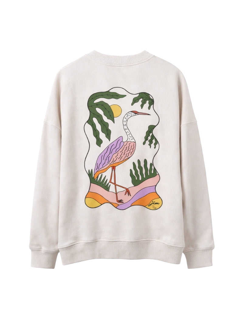 Bluza oversize Kind, Bird of Calm JOYINME x Ewa Konstantynowicz Goss