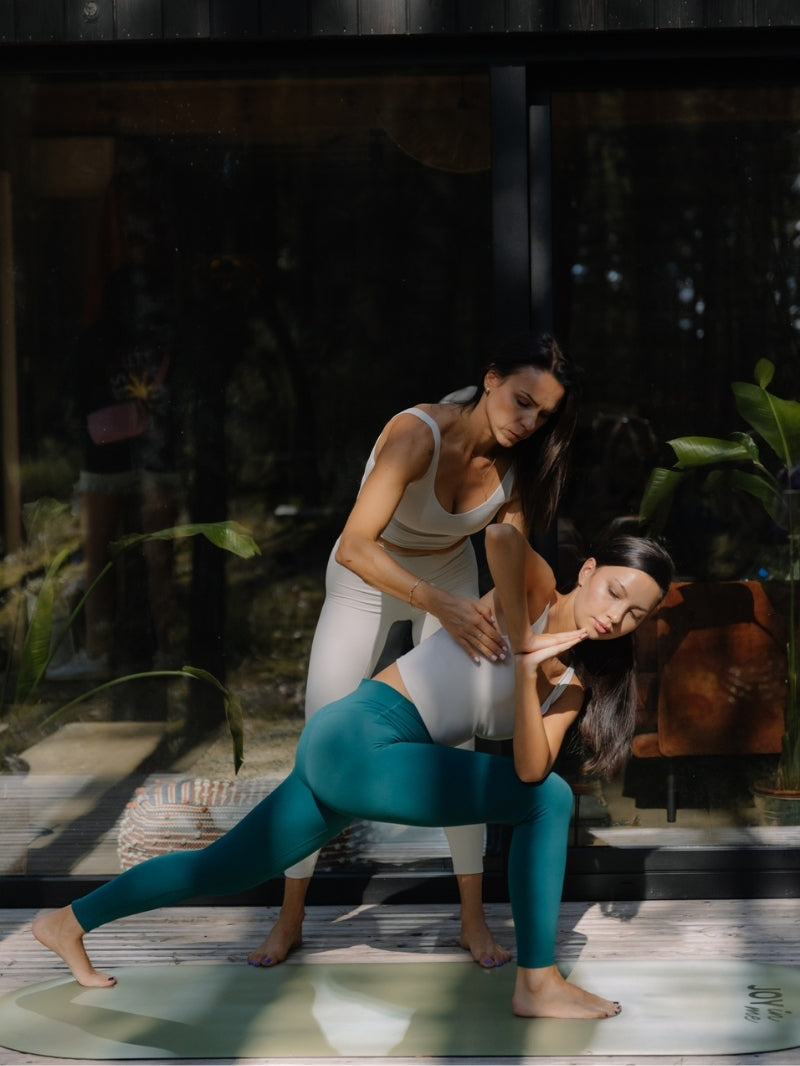 7/8 yoga leggings, Oneness, ease™, Noir Green