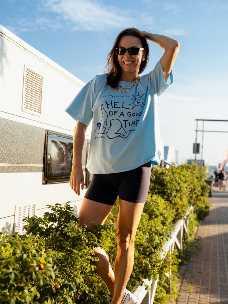 T-shirt HEL OF A GOOD TIME