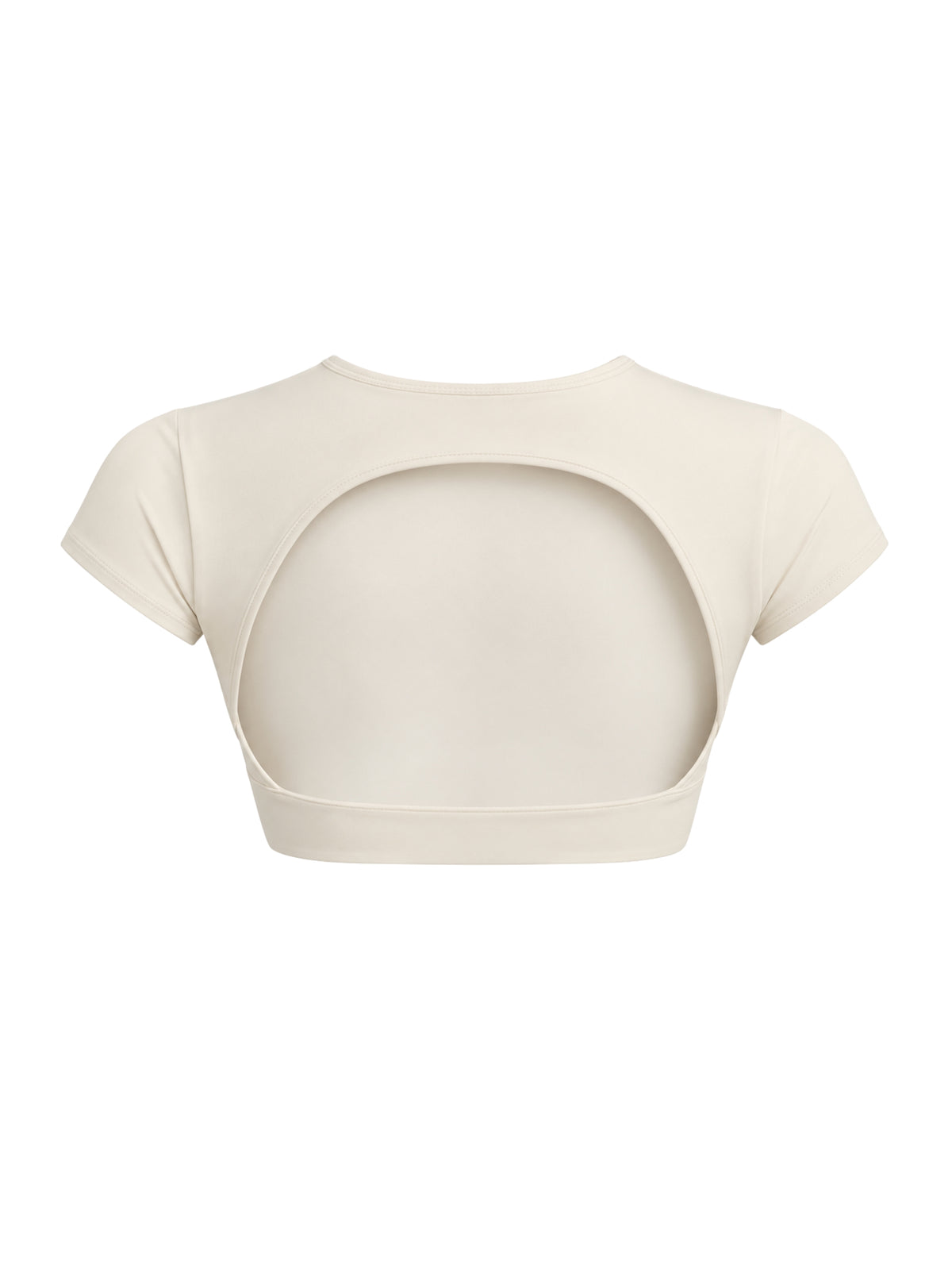 Kremowy top Maya Vanilla Cream do jogi i pilatesu – JOYINME