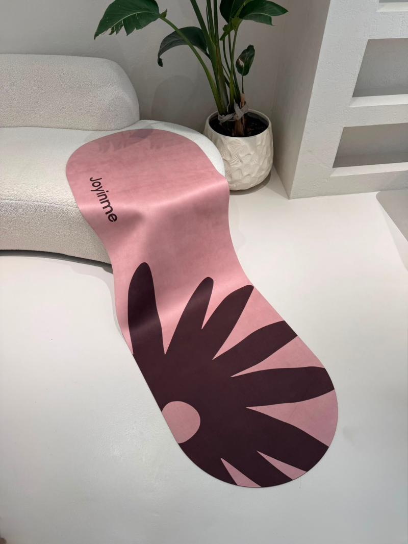 Mata do Jogi FLOW COATED 3mm, Rosy Leaf Rounded