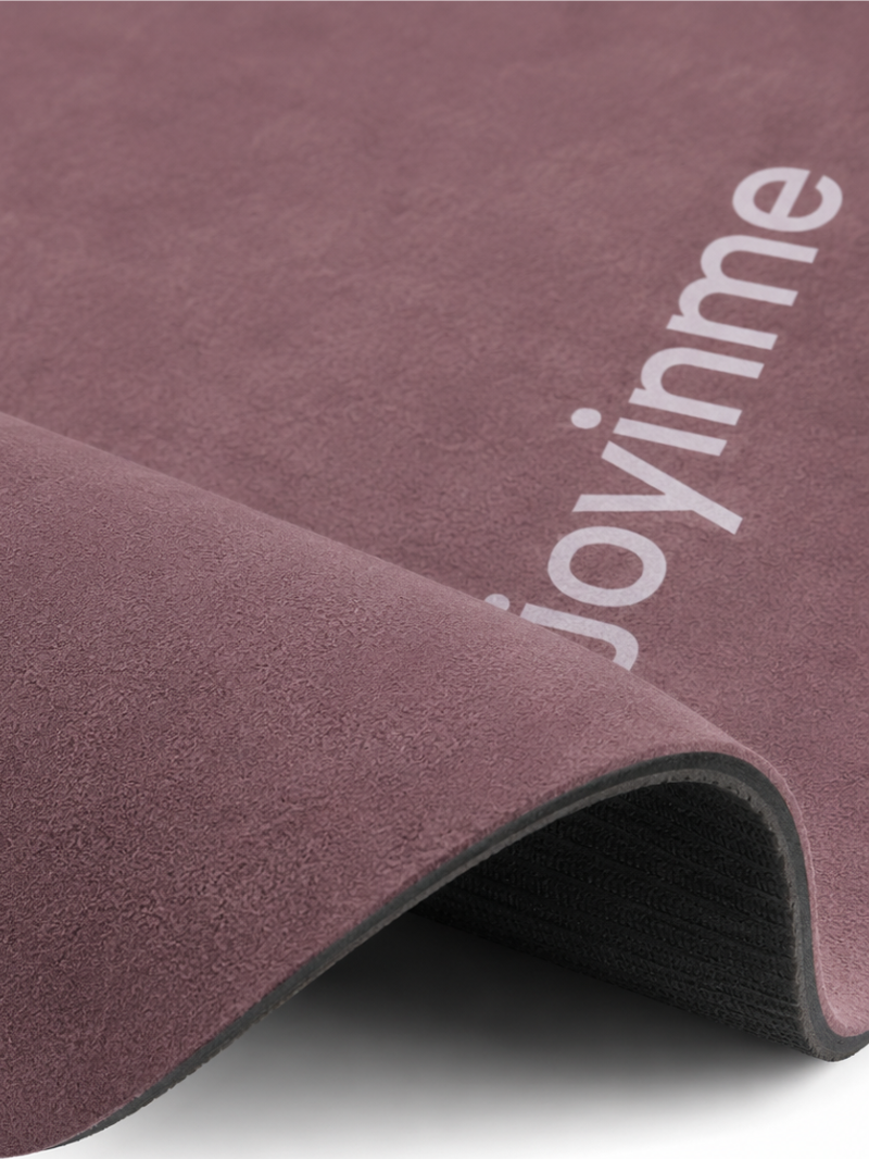 Mata do jogi FLOW COATED 3mm, Burgundy Rounded