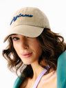 Piaskowa damska czapka z daszkiem Radiance