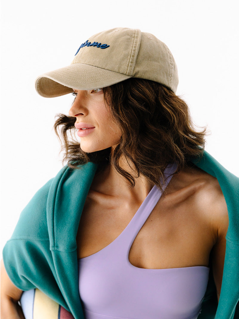 Piaskowa damska baseball cap Radiance