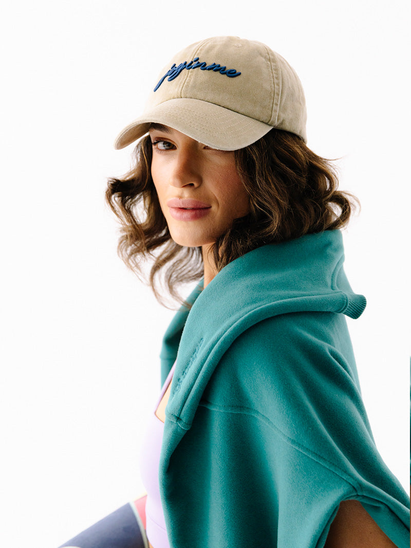 Piaskowa damska baseballówka Radiance