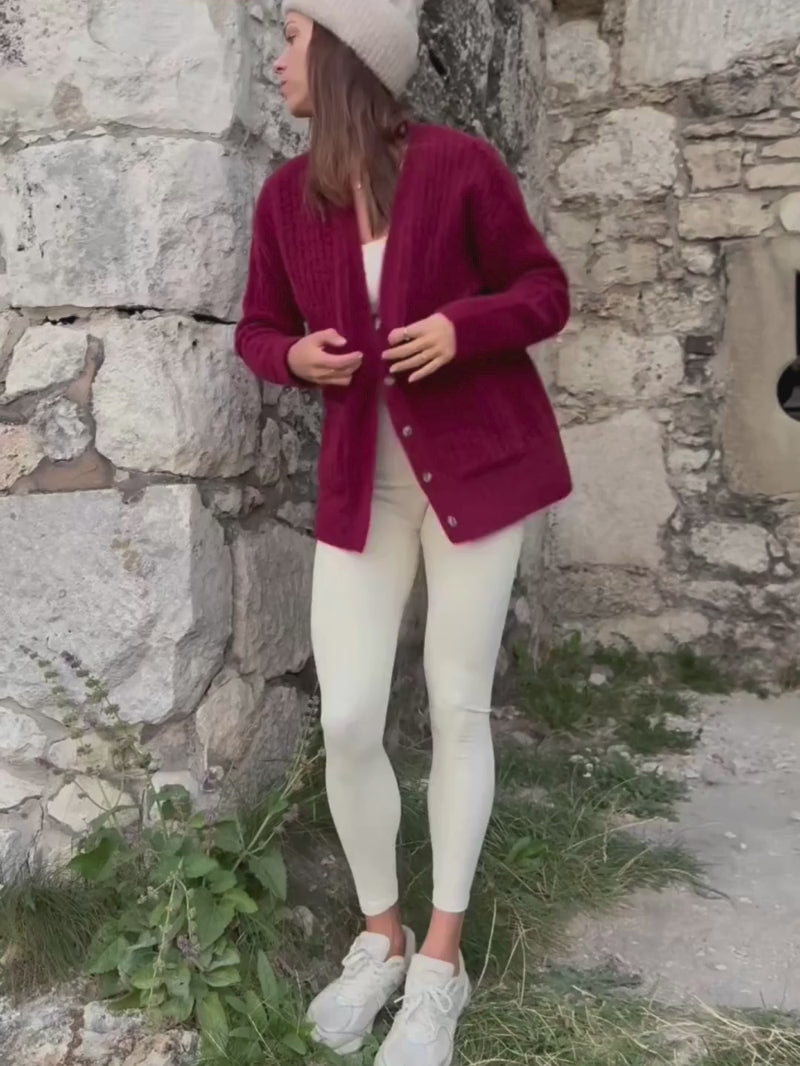 Kardigan Soft Whisper, Merlot