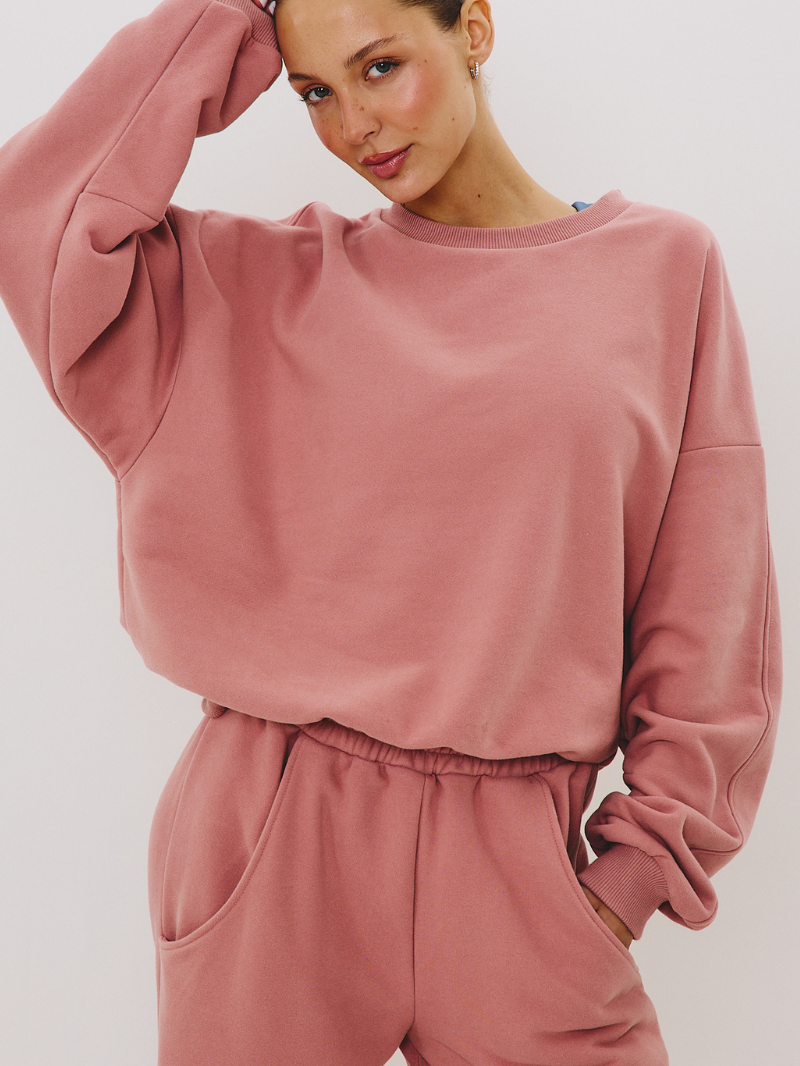 Różowa damska bluza oversize Forme – JOYINME