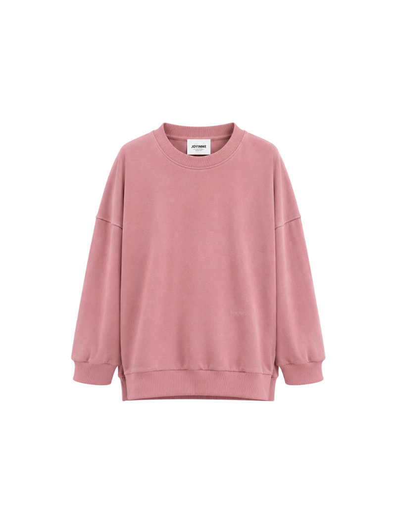 Różowa damska luźna bluza oversize Kind w kolekcji JOYINME