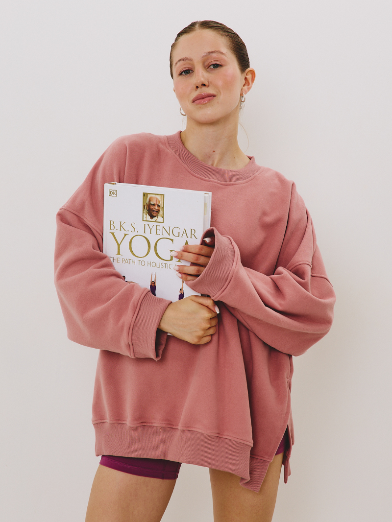Różowa damska luźna bluza oversize Kind