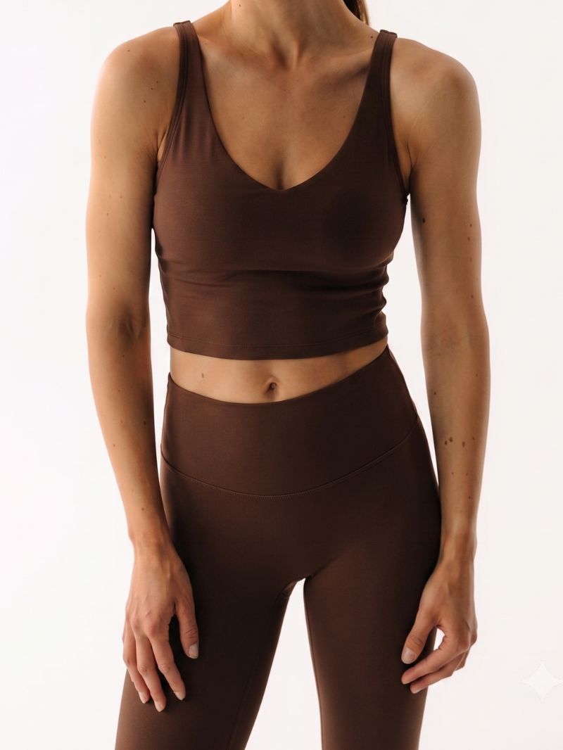 Legginsy do jogi, Unity, ease™, Dark Chocolate
