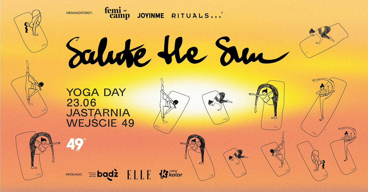 międzynarodowy dzień jogi - Salute The Sun Jastarnia 