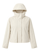 Kremowa kurtka outdoorowa Ridge Shell z kapturem – JOYINME