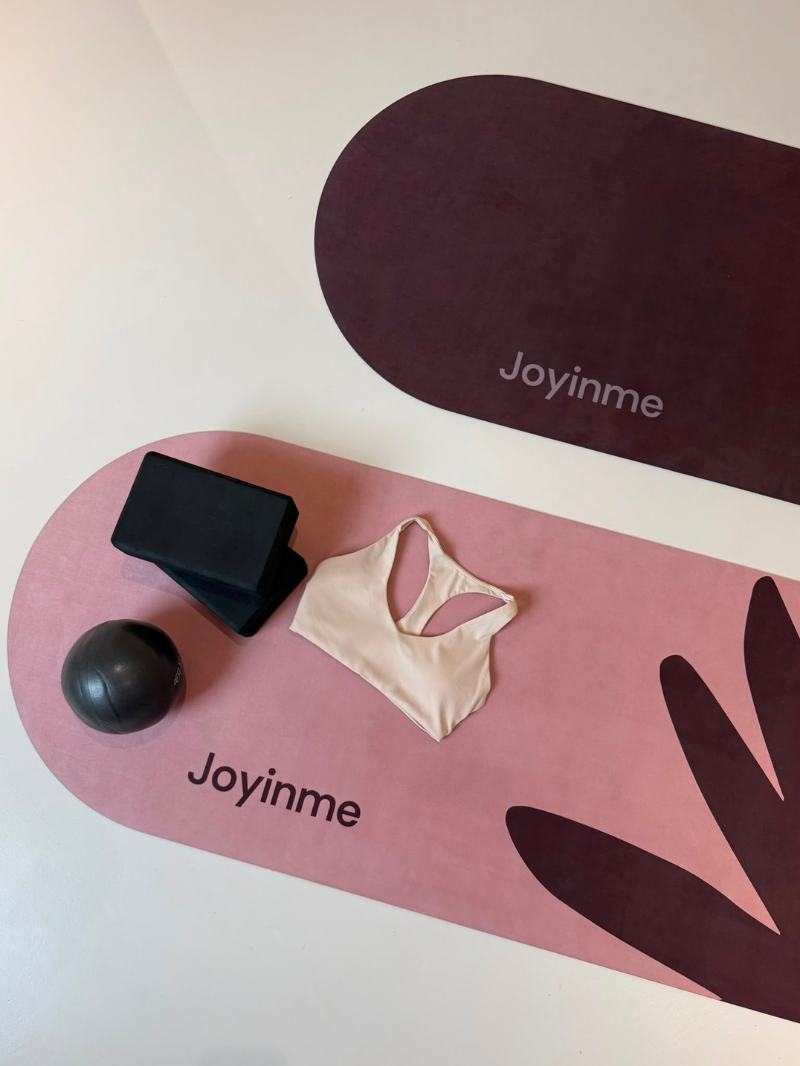 Mata do Jogi FLOW Coated 3 mm, Rosy Leaf Rounded